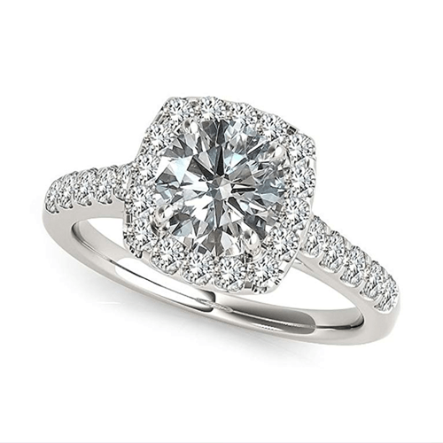 JASCINA - White Diamond 14K White-Gold Promise Ring 1