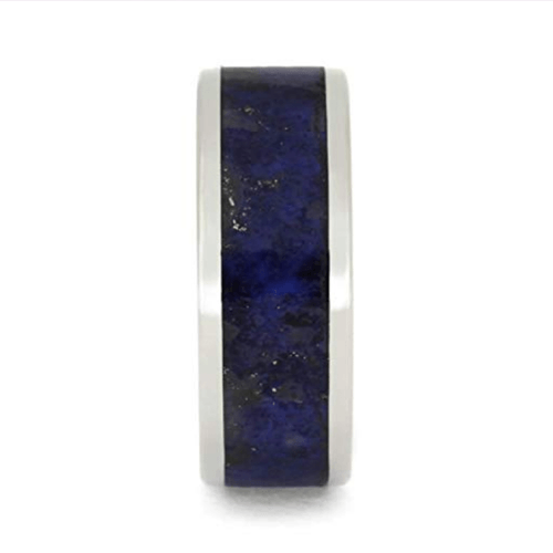The Men’s Jewelry Store - Lapis Lazuli Promise Rings for Couples 2